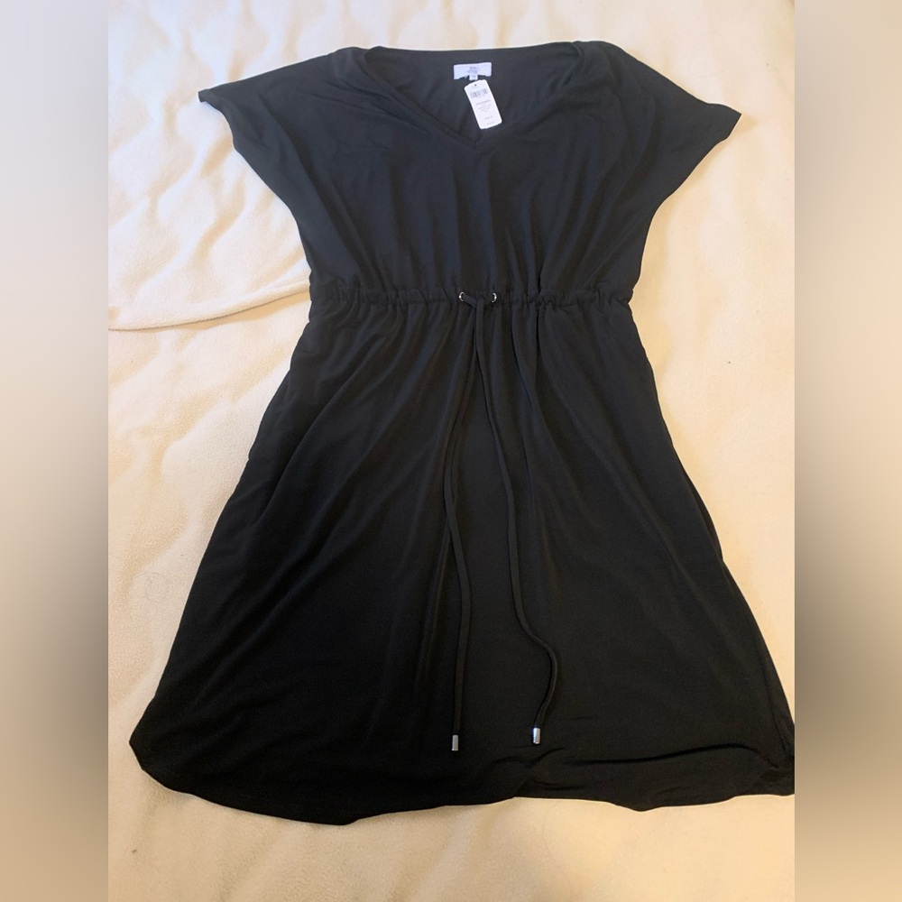 Soma Black V-Neck Dress